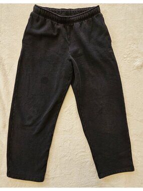 TNA Aritzia Sweatpants Womens S Black Cozy Fleece Mega Fit Joggers